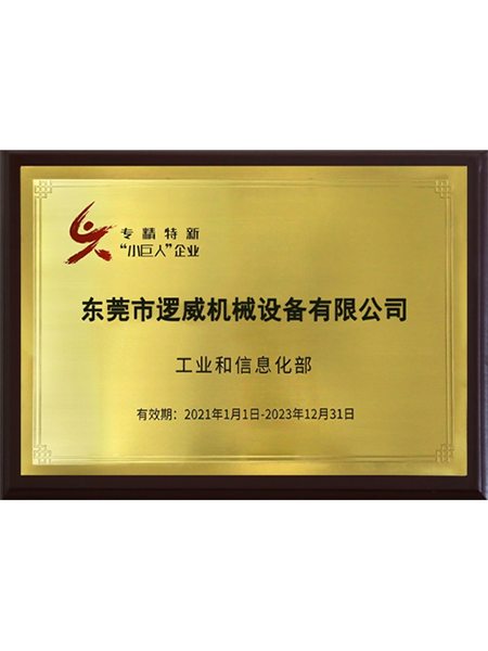 专精特新‘小巨人’企...